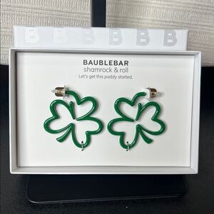 BaubleBar | St. Patty’s Day ☘️ Shamrock Earrings